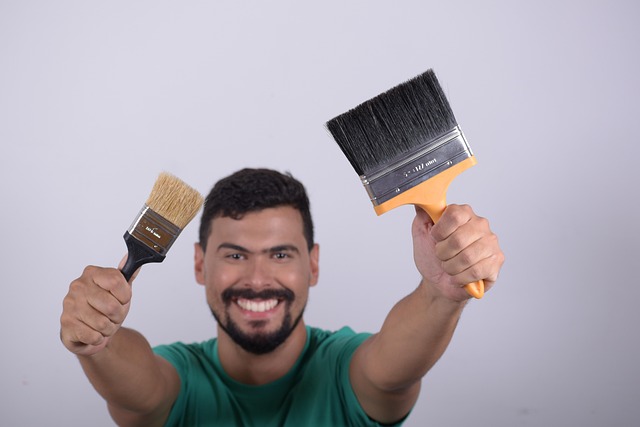 Home interior during renovation work